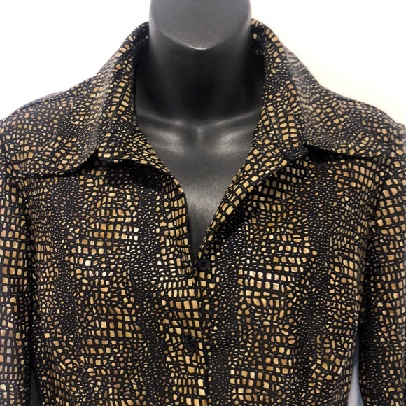 Vertigo Black Shirt (Jacket) Made in France Small - Picture 7 of 8